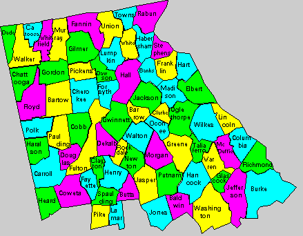 North Georgia Counties